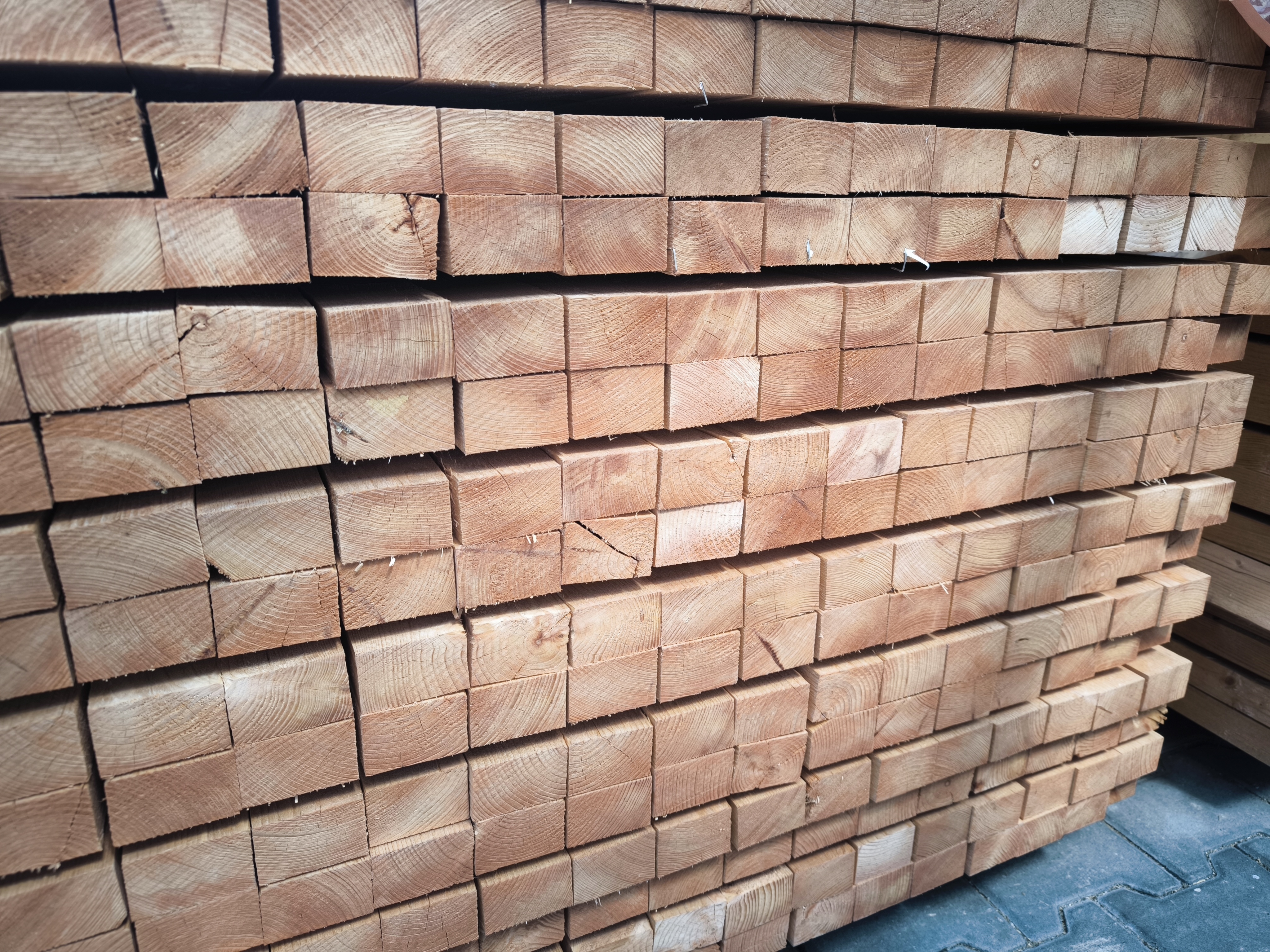 Střešní lať 40x60x4000mm impregnovaná